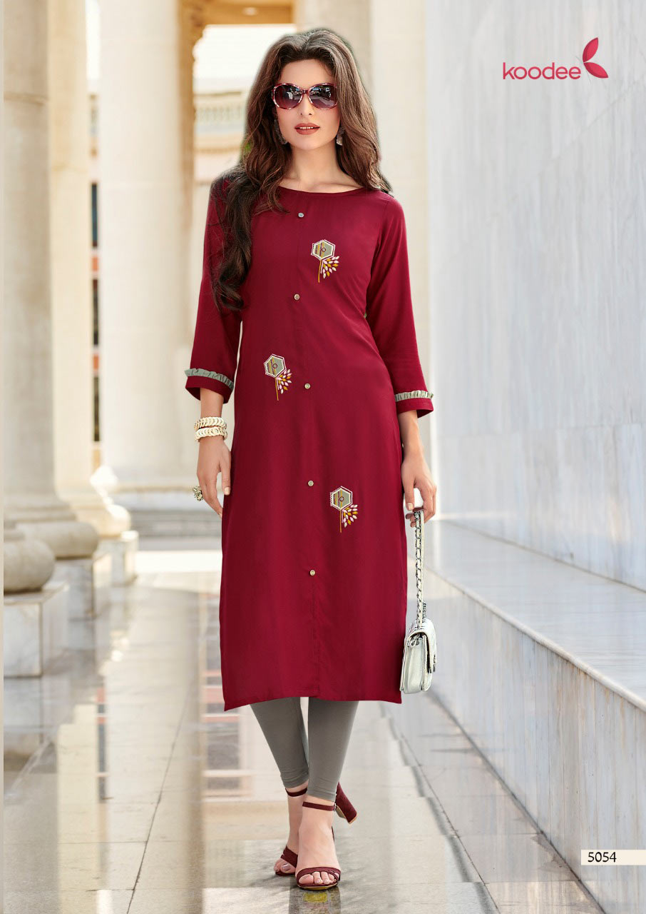 Pahal Vol-8 Rayon Kurti Garment Supplier Pahal Vol-8 Rayon Kurti Garment Supplier